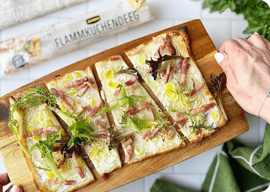 Flammkuchen - knapperige duitse pizza