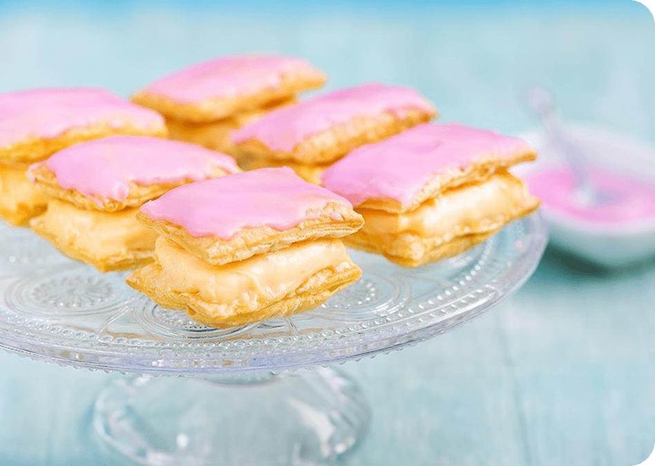 Mini tompouces: perfect voor high tea