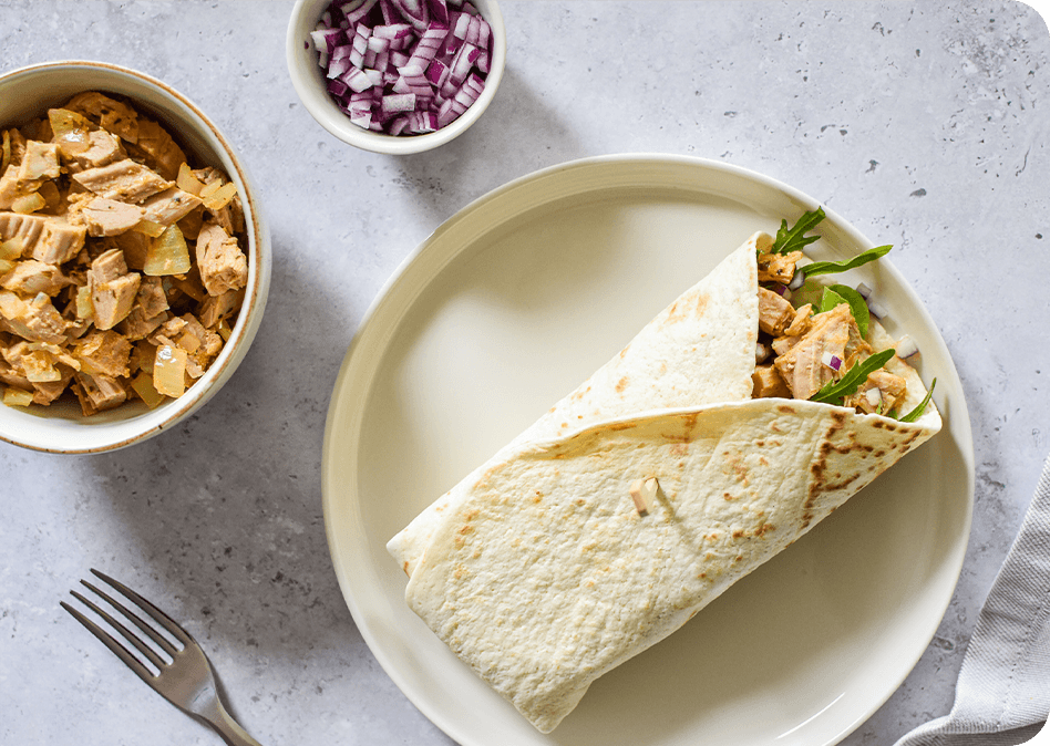 Mexicaanse varkensvlees wraps