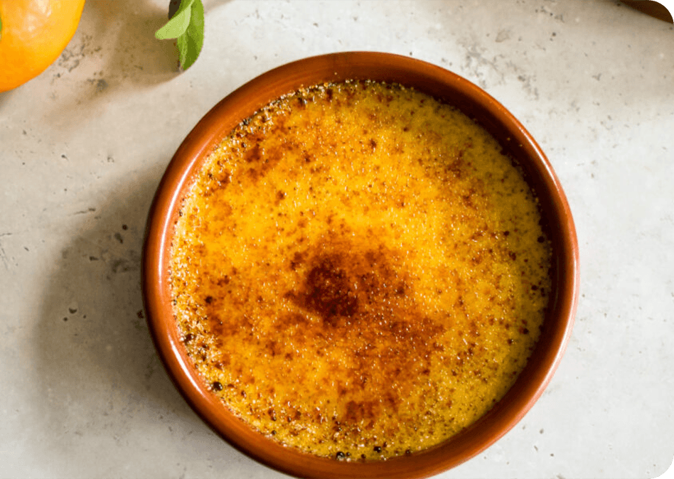 Klassieke crème brûlée